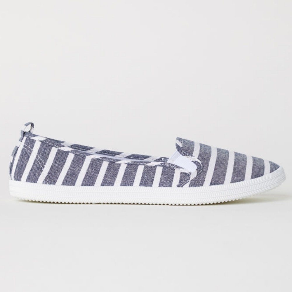 H&M striped flats size 8